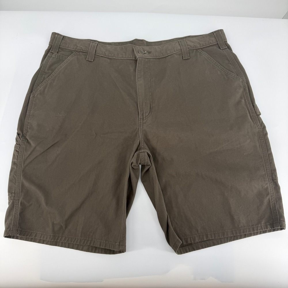 Carhartt Cargo Shorts Mens 42 Brown Relaxed Fit Canvas Work  Workwear Gorpcore